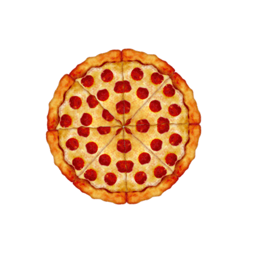 spinning pizza